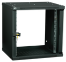ITK Шкаф LINEA WE 12U 600x600мм дверь стекло черный,