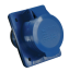 Розетка встр. ССИ-423 32А-6ч 220В 2P+PE IP44 IEK