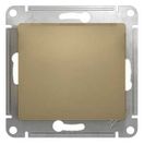 Механизм кнопки нажимной 1-кл. СП Glossa 10А IP20 (сх. 1) 10AX титан SchE GSL000415,