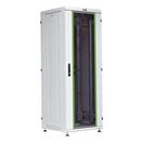 ITK Шкаф сетевой 19" LINEA N 33U 600х800 мм стеклянная передняя дверь серый