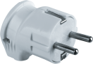 Вилка Navigator 61 362 NCA-PL04-16A-E-WH угловая с/з белая,