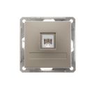 W59 Розетка телеф. с/у RJ11 (шампань, б/рамки) (10шт) RSI-152T-4-86,