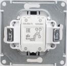 GSL000871 Переключатель перекрестный 1кл. с/у (шоколад, б/рамки),