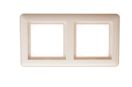 W59AQUA Рамка 2-местная IP44 (сл.кость)(20шт) KD-2B-28 ,