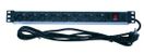 ITK PDU 8 розеток C13 с LED выкл,1U, шнур 2м вилка нем.ст,