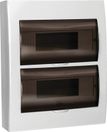 Корпус пластиковый ЩРН-П-24 черн. прозр. дверь IP41 GENERICA
