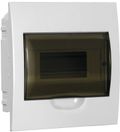 Корпус пластиковый ЩРВ-П-8 черн. прозр. дверь IP41 GENERICA