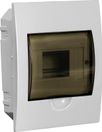Корпус пластиковый ЩРВ-П-6 черн. прозр. дверь IP41 GENERICA