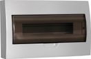 Корпус пластиковый ЩРН-П-18 черн. прозр. дверь IP41 GENERICA