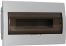 Корпус пластиковый ЩРВ-П-18 черн. прозр. дверь IP41 GENERICA