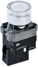 Кнопка LA167-BW3171 d=22мм RC 1NO с подсвет. белая IEK