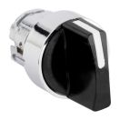 Селекторный переключатель 3-позиц. с рукояткой цвет черный 22мм с фиксацией, IP54 EKF XB4