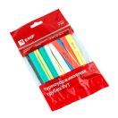 Термоусаживаемая трубка ТУТ нг 10/5 набор:7 цветов по 3шт. 100мм. EKF PROxima,