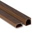 Канал кабельный (12х12) (120 м) темное дерево EKF-Plast