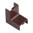 Угол внутренний (25х16) (4 шт) темное дерево EKF-Plast