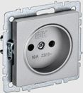 BRITE Роз. без з/к/ш 10А РС10-1-0-БрА алюм. IEK