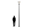 IDALGO 30W RW 830 RAL9005 POLE 3M SET (в комплекте ЗДФ)