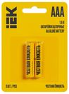 Батарейка щелоч. Alkaline LR03/AAA (2шт/блистер) IEK