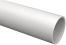 Труба гладкая жесткая ПВХ d=25 белая 2м (50м/компл) IEK