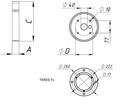 TERES MINI 30W 830 RAL9005