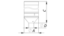 COLOSS TOP LED 30W RW 840 RAL9005