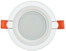Светильник LED ДВО 1620 со стекл. круг 6Вт 3000К IP20 IEK