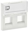 PRIMER Панель лицевая Keystone (2м/2вх) бел. IEK