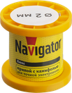 Припой Navigator 93 078 NEM-Pos02-61K-2-K50 (ПОС-61, катушка, 2 мм, 50 гр)