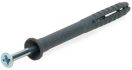 VZ010631 Дюбель быстрого монтажа с гвоздевым шурупом, потай 6х60, п/п, ЕКТ (упак/150шт), РБ,