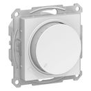 ATN000123 Светорегулятор поворотно-нажимной AtlasDesign 400Вт механизм бел. SE,