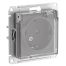 ATN440346 Розетка AtlasDesign Aqua 16А IP44 с заземл. защ. шторки с прозр. крышкой механизм алюм,