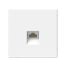 Розетка компьютерная ArtGallery RJ45 кат.6A механизм бел. SE GAL000186,