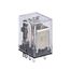 Промежуточное реле JZX-22F(D) 4 конт. с инд. LED 3А 24В DC