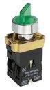 Переключатель LAY5-BK2365 2 положения зелёный NO+NC IEK