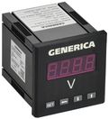 Вольтметр цифр. щит. 1-ф. DO RS-485 72х72 LED GENERICA