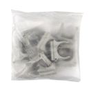 Крепеж-клипса d20 мм (10 шт) серая EKF-Plast