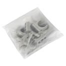 Крепеж-клипса d25 мм (10 шт) серая EKF-Plast