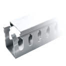 Кабель-канал перфорированный 40x40мм серый с крышкой EKF