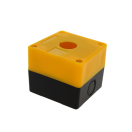 Корпус КП101 пластиковый 1 кнопка желтый EKF PROxima,