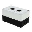 Корпус КП102 пластиковый 2 кнопки белый EKF PROxima,