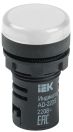 Лампа AD22DS(LED)матрица d22мм белый 230В AC/DC IEK