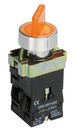 Переключатель LAY5-BK2565 2 положения желтый NO+NC IEK