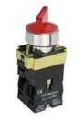 Переключатель LAY5-BK2465 2 положения красный NO+NC IEK