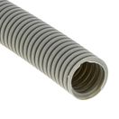 Труба гофр. ПВХ с протяжкой d25 мм (50 м) серая EKF-Plast