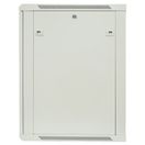 Шкаф настенный 19" TERACOM PRO 15U 600х600 мм дверь стеклянная с замком-ручкой серый