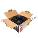Кабель витая пара TERACOM Cat.5E F/UTP 4 пары solid внешний оболочка LDPE цвет черный (упак. 305м)