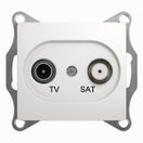 GSL000197 Розетка TV/SAT оконечная 1DB (белый) (10шт/уп),