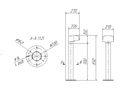 BRO 1x10W DW 840 RAL9005