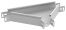 ESCA 7 Разветвитель Т-обр. 50х50-1,5 RAL 9016 IEK