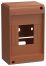 UNION Mini Корпус пластик. КМПн-4 IP20 без двери дуб IEK